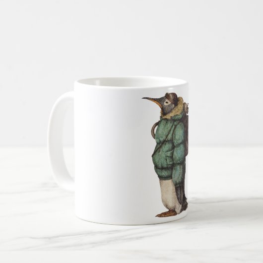 Arctic Explorer (groen) Koffiemok (Voorkant links)
