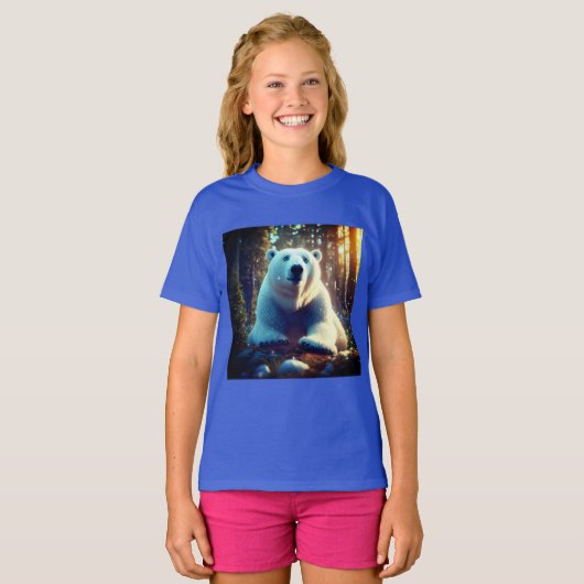 Arctic Explorer: T Shirt met Polar Beer (Voorkant volledig)