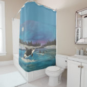 Arctic Family Shower Curtain Douchegordijn (In situ)