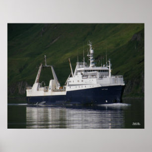 Arctic Fjord, Catcher/Processor in Kapiteins Bay Poster
