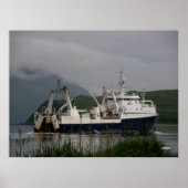 Arctic Fjord, Catcher/Processor in Unalaska Bay Poster (Voorkant)