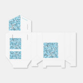 Arctic Flow – Blauw ritme Bedankdoosjes (Uitgevouwen)