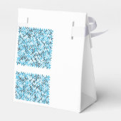 Arctic Flow – Blauw ritme Bedankdoosjes (Achterkant)