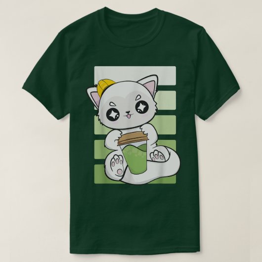 Arctic Fo Drinks Boba Tea And Mochi For Constructi T-shirt (Design voorkant)