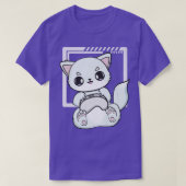 Arctic Fo Plays Video Game for Gamer and Computer T-shirt (Design voorkant)