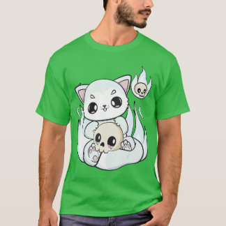 Arctic Fo Speelt Met Kawaii Halloweenoy Voor Horro T-shirt