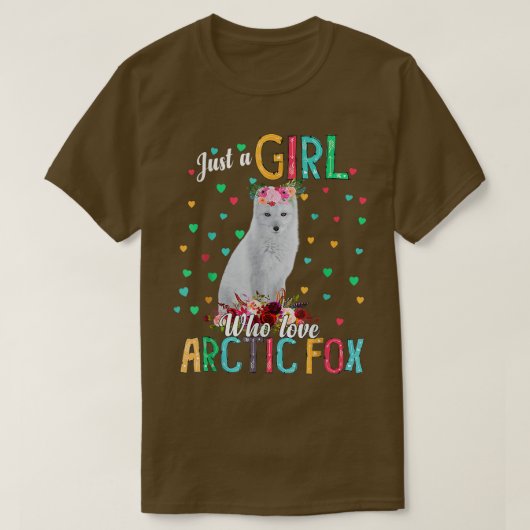 Arctic FoJust a Girl die van 109 Arctic houdt T-shirt (Design voorkant)