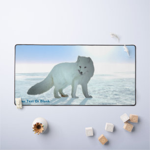Arctic Fox Acrylprint Bureaumat