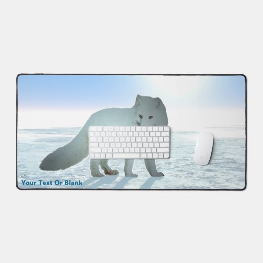 Arctic Fox Acrylprint Bureaumat (Keyboard & Muis)