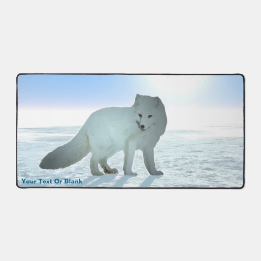 Arctic Fox Acrylprint Bureaumat (Voorkant)