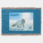 Arctic Fox - Alaska Postage Deken (Voorkant)