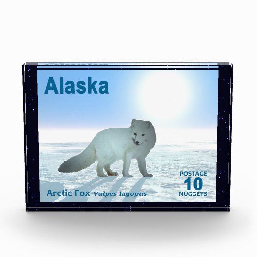 Arctic Fox - Alaska Postage Fotoblokken (Voorkant)