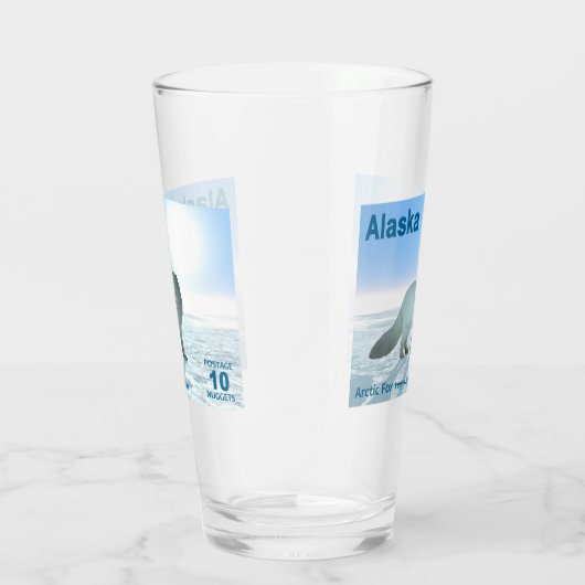 Arctic Fox - Alaska Postage Glas (Rechts)