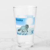 Arctic Fox - Alaska Postage Glas (Voorkant)