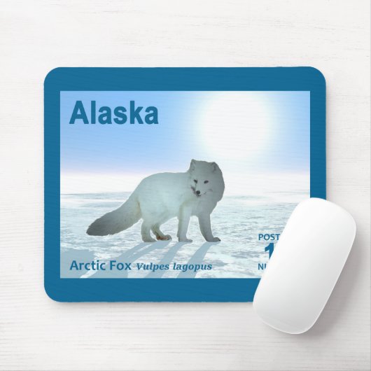 Arctic Fox - Alaska Postage Muismat (Met muis)