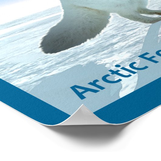 Arctic Fox - Alaska Postage Poster (Hoek)