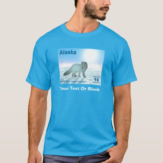 Arctic Fox - Alaska Postage T-shirt (Voorkant)