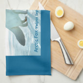 Arctic Fox - Alaska Postage Theedoek (Quarter Fold)