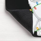 Arctic Fox Animal Lover Xmas Santa Hat Arctic Fox Muismat (Hoek)