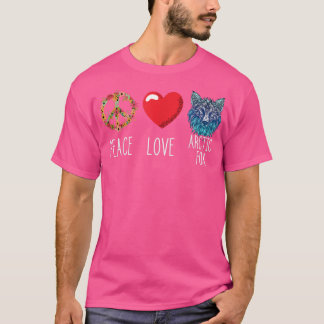 Arctic Fox Antarctica Love Peace Arctic Fox Lover T-shirt