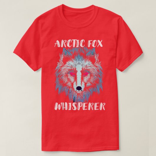 Arctic Fox Antarctica Whisperer Animal Fox Tribe T-shirt (Design voorkant)
