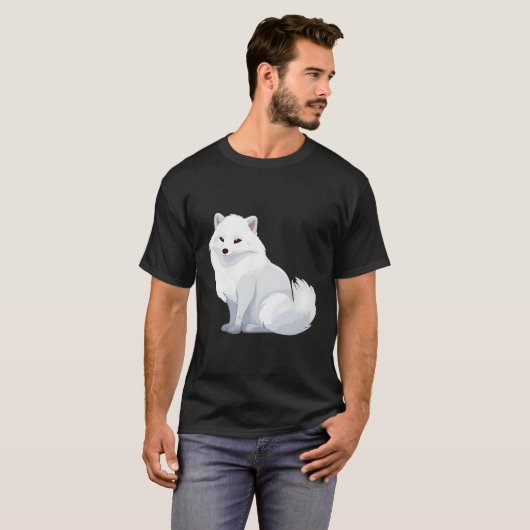 Arctic Fox Arctic Animals Leuke Arctic Fox Lover P T-shirt (Voorkant volledig)