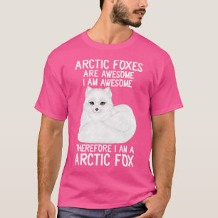 Arctic Fox Arctic Animals Schattige Artic Fox Love T-shirt