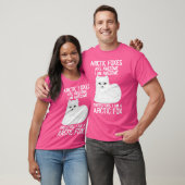 Arctic Fox Arctic Animals Schattige Artic Fox Love T-shirt (Unisex)
