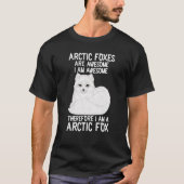 Arctic Fox Artic Animals Cute Artic Fox Pajamas 1 T-shirt (Voorkant)