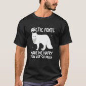 Arctic Fox Artic Animals Cute Artic Fox Pajamas  1 T-shirt (Voorkant)