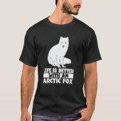 Arctic Fox Artic Animals Cute Artic Fox Pajamas  8 T-shirt (Voorkant)