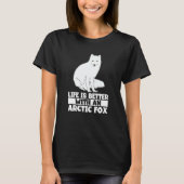 Arctic Fox Artic Animals Cute Artic Fox Pajamas  8 T-shirt (Voorkant)
