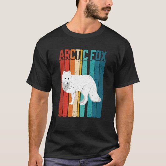 Arctic Fox Artic Animals Cute Artic Fox Pajamas T-shirt (Voorkant)