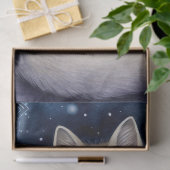 Arctic Fox Boho Mystieke Kunst Tissuepapier (Geschenk)