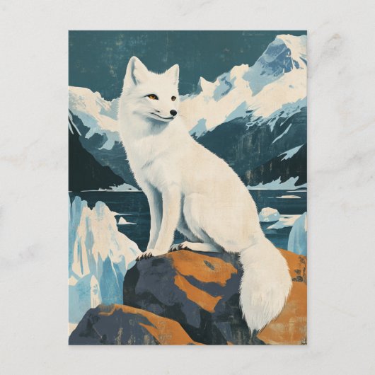 Arctic Fox  Briefkaart (Voorkant)