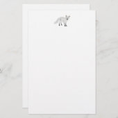 Arctic Fox Briefpapier (Voorkant / Achterkant)