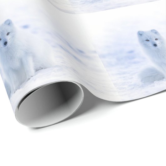 Arctic fox cadeaupapier (Rol Hoek)