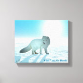 Arctic Fox Canvas Afdruk (Voorkant)