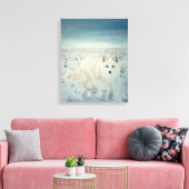 Arctic Fox Canvas Afdruk (Insitu (Woonkamer))