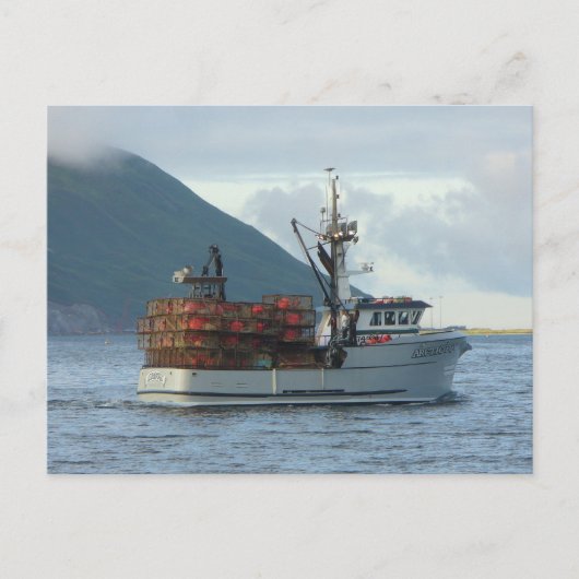 Arctic Fox, Crab Boat in Dutch Harbour, Alaska Briefkaart (Voorkant)