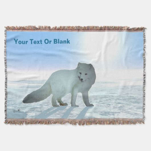 Arctic Fox Deken (Voorkant)