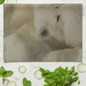 Arctic Fox Den Theedoek (Gevouwen)