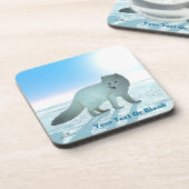 Arctic Fox Drankjes Onderzetter (Linkerzijde)