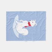 Arctic Fox Fleece Deken (Voorkant (Horizontaal))