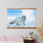 Arctic Fox Hangend Wandkleed (Slaapkamer)