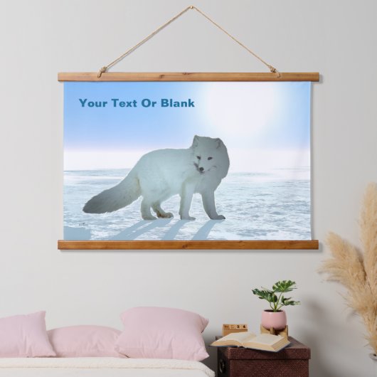 Arctic Fox Hangend Wandkleed (Slaapkamer)