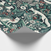 Arctic Fox I Geschenk Wrap Cadeaupapier (Hoek)
