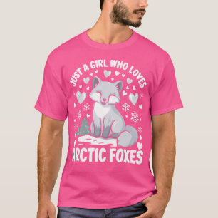Arctic Fox is een meisje dat van Arctic Foxes houd T-shirt