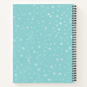 Arctic Fox Kerstmis Baby shower Guest Book Notitieboek (Achterkant)