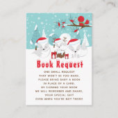 Arctic Fox KerstWoodland Book Request Informatiekaartje (Voorkant)